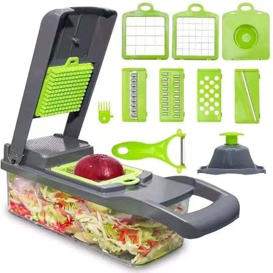 14-in-1 Multifunctional Vegetable Chopper & Slicer Set